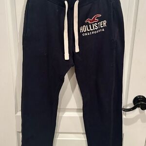 Hollister Women’s Dark Blue Joggers with White Accents